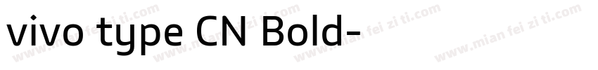vivo type CN Bold字体转换